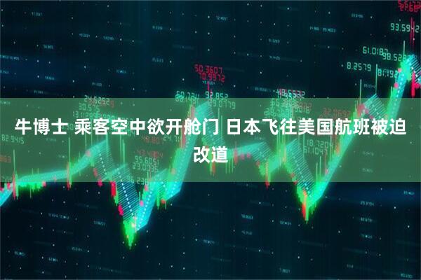 牛博士 乘客空中欲开舱门 日本飞往美国航班被迫改道