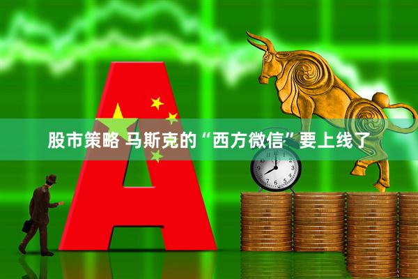 股市策略 马斯克的“西方微信”要上线了